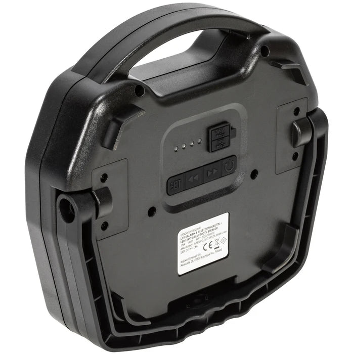 Bluetooth kaiutin / led valaisin 400 - 1300 lumen