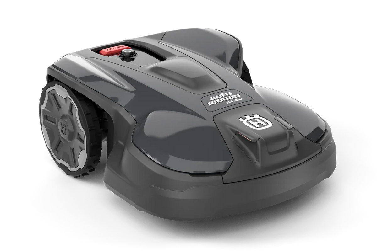Husqvarna Automower 320 NERA robottiruohonleikkuri sis. EPOS Plug-in – älykäs satelliittiohjattu robottiruohonleikkuri suurille nurmialueille