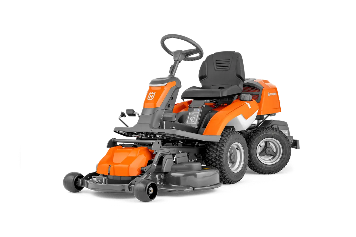 Husqvarna R 214Ts ajettava ruohonleikkuri monipuoliseen nurmikonhoitoon