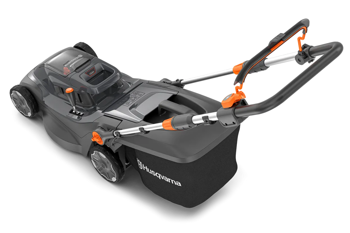 Husqvarna Aspire LC34-P4A akkuruohonleikkuri + 4Ah akku ja laturi