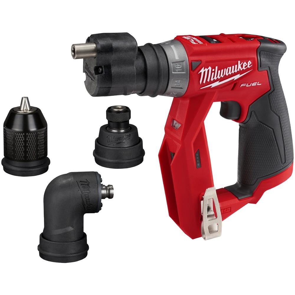 Milwaukee M12 FDDXKIT-0X pora/ruuvinväännin vaihdettavilla päillä