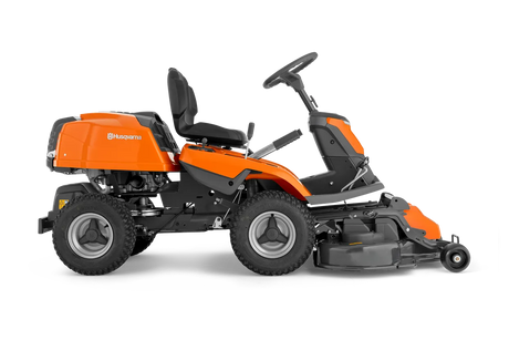 Husqvarna R 214Ts ajettava ruohonleikkuri ohjaustehostimella ja LED-ajovaloilla