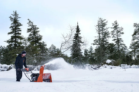 Husqvarna ST 124 lumilinko – kitkalevyvaihteistolla varustettu lumilinko