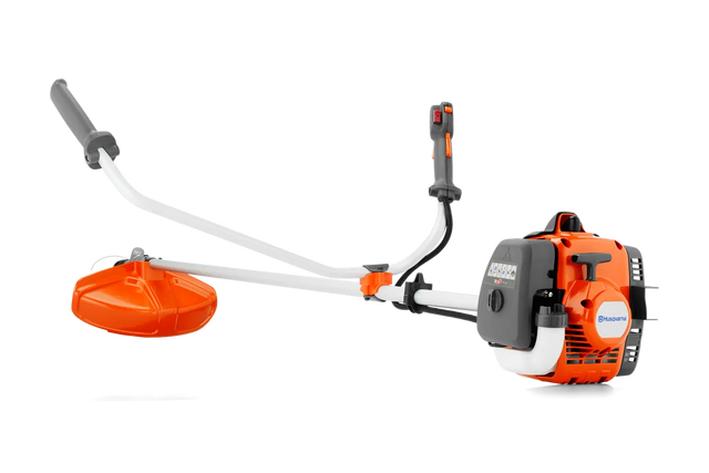 Husqvarna 122R ruohoraivuri trimmeripäällä