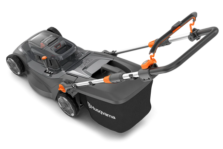 Husqvarna Aspire LC34-P4A akkuruohonleikkuri + 4Ah akku ja laturi