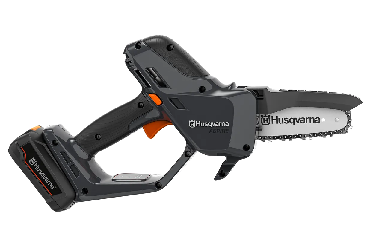 Husqvarna Aspire P5-P4A oksasaha + 2,5Ah akku ja laturi