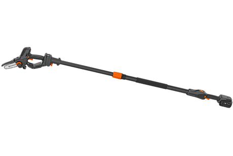 Husqvarna Aspire P5E-P4A oksasaha + jatkovarsi + 4Ah akku & laturi