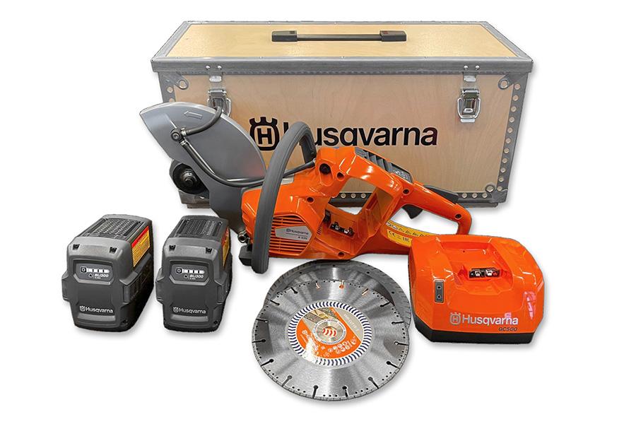 Husqvarna K 535i akkukäyttöinen laikkaleikkuri paketti