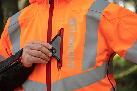 Husqvarna Technical Vent High-Viz sadetakki