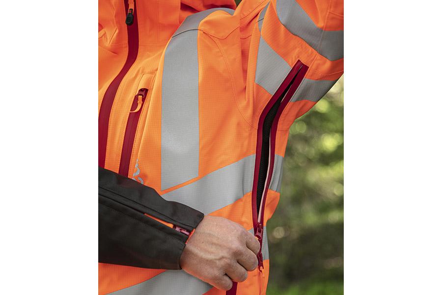 Husqvarna Technical Vent High-Viz sadetakki