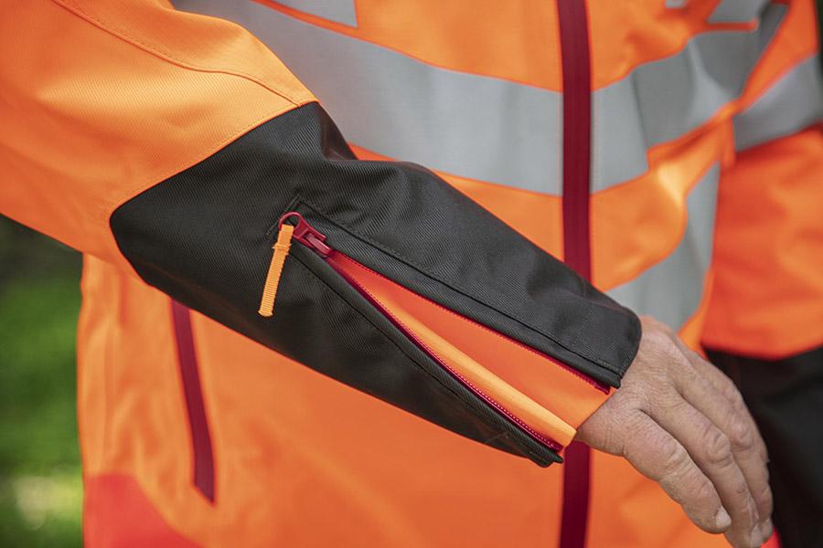 Husqvarna Technical Vent High-Viz sadetakki