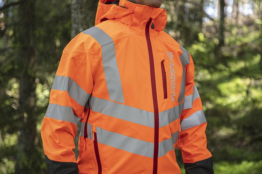 Husqvarna Technical Vent High-Viz sadetakki