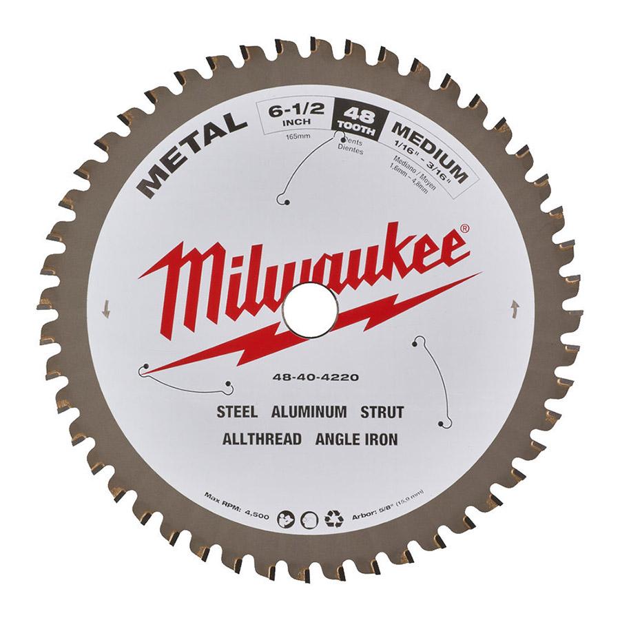 Milwaukee pyöräsahanterä CSB P M 165 x 5/8" x 48T metallille