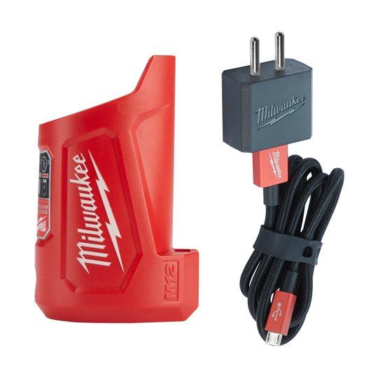 Milwaukee M12 TC matkalaturi/varavirtalähde