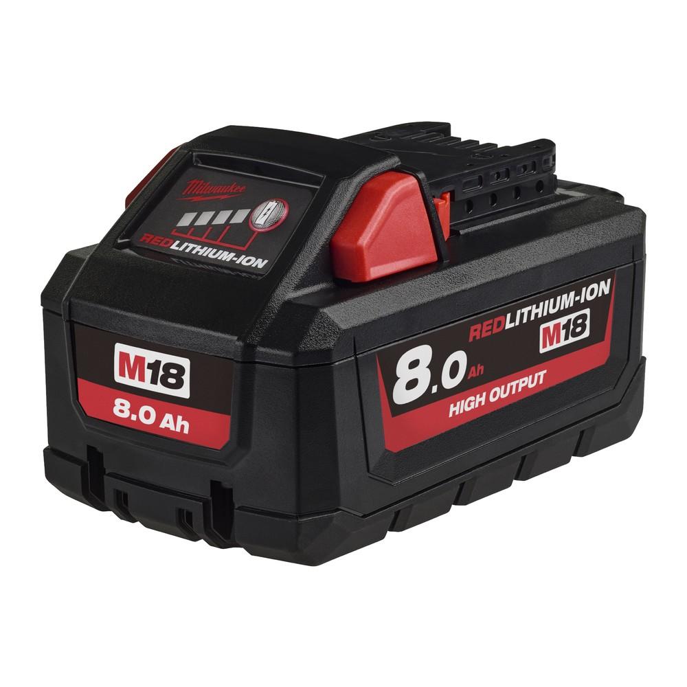 Milwaukee M18 HB8 High Output 8,0 Ah akku