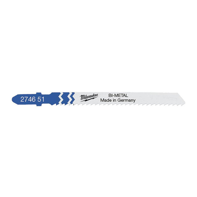Milwaukee pistosahanterä T 101A 75 / 2,5 mm 5 kpl