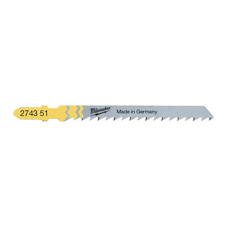 Milwaukee pistosahanterä 75 x 4 mm T 101 D 5 kpl