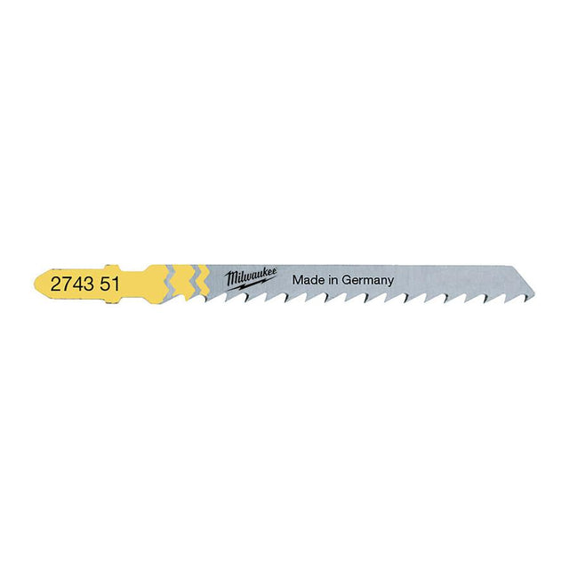 Milwaukee pistosahanterä 75 x 4 mm T 101 D 5 kpl