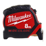 Milwaukee Premium rullamitta leveä 8 m
