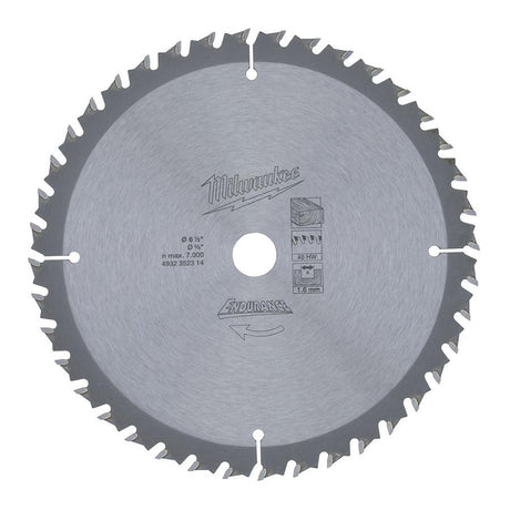 Milwaukee pyörösahan terä 165 x 15,87 x 40T