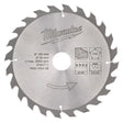 Milwaukee pyörösahanterä 190 x 30 x 2,0 mm 24T