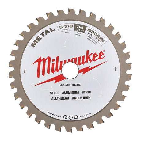 Milwaukee pyörösahanterä metallille M150 x 20 x 30T