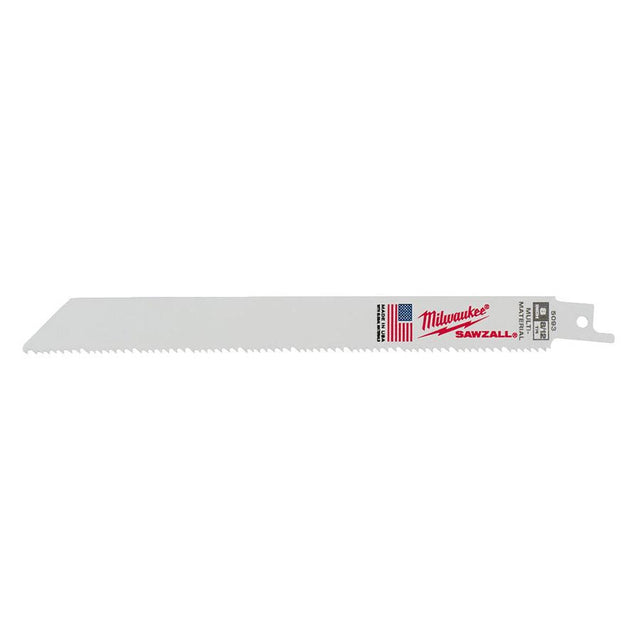 Milwaukee Sawzall 200 x 8 / 12 Tpi puukkosahanterä 5 kpl