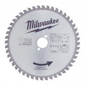 Milwaukee WCSB 250 x 30 mm 24T pyörösahanterä