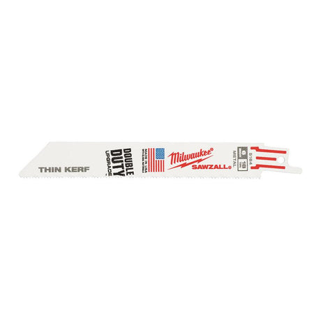 Milwaukee Thin Kerf 150 mm 18 Tpi puukkosahanterä 5kpl