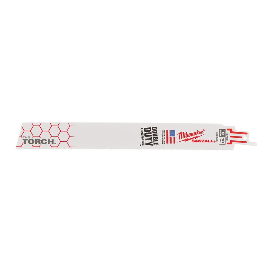 Milwaukee Torch puukkosahanterä 230 mm 18 Tpi 5kpl