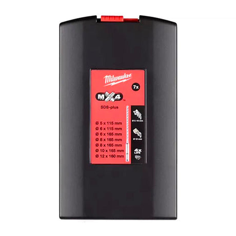Milwaukee SDS+ MX4 poranteräsarja 7 kpl
