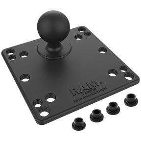 Ram Mounts C neliö kiinnike elektroniikalle 100 x 100 mm