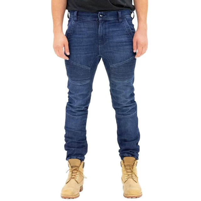 Saint Workwear Aviator washed indigo farkut W36 L33
