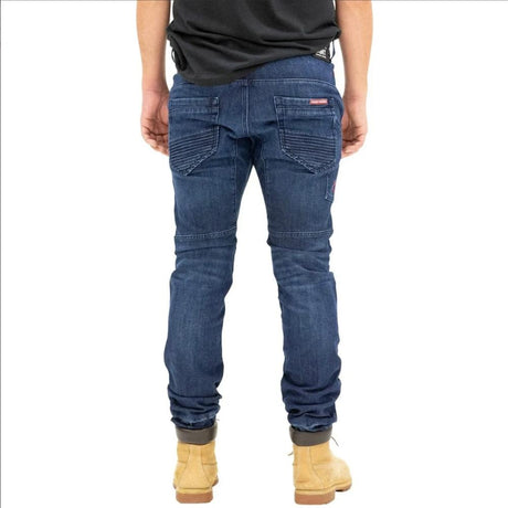 Saint Workwear Aviator washed indigo farkut W36 L33