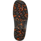 Lähikuva Sievi Hiker Roller XL+ S3 turvakengistä, joissa näkyy alumiinivarvassuoja ja kestävä PU/RU-pohja, suunniteltu maksimaaliseen käyttömukavuuteen.